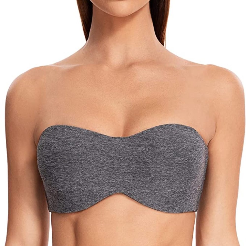 NEW 34A MELENECA Women's Strapless Bra Bandeau with Underwire PAID $40.00